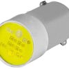 Bombilla LED 240V BA9s amarillo New-Elfin
