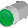 Bombilla LED 12V BA9s verde New-Elfin