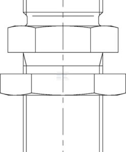 Racor tabique 28L
