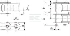 Cadena transmis. ASA 100 SUPH