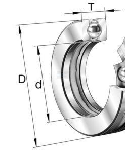 Rodamiento axial rígido bolas
