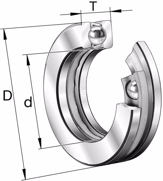 Rodamiento axial rígido bolas 2 Rodamiento axial rígido bolas