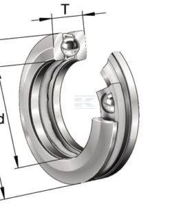 Rodamiento axial rígido bolas