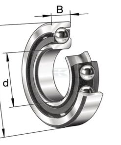 Angular contact ball bearing 5 Angular contact ball bearing 10x30x9mm INA/FAG
