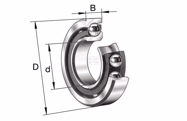 Angular contact ball bearing 50x90x20mm INA/FAG 3 Angular contact ball bearing 50x90x20mm INA/FAG