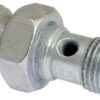 Overflow pipe coupling screw, compatible with 3-cylinder