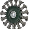 Escobilla de alambre 6 mm 0,5 x 75 mm acero inoxidable