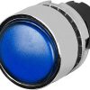 Lente avisador lum., azul