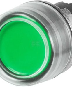 Push button with rubber cap