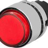 Pulsador iluminado rojo