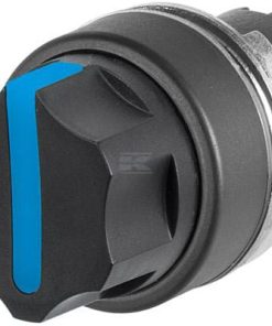 Selectores luminosos rotatorio, azul, 3 posiciones, Cam O, muelle con retorno desde derecha luminoso