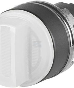 Selector luminoso de mando, blanco, 2 posiciones, Cam A