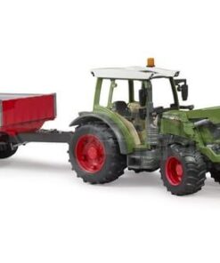 FendtVario 211 con cargador frontal y remolque basculante