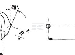 Luz trasera dch., rectangular, 12V, rojo/ámbar, atornillable, 184x76 mm AMP enchufe, Cobo