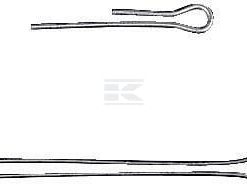 Clavija fijación larga 160mm (50)