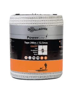 Cinta ancha de cercado PowerLine 12,5 mm, 200 m
