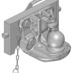 Enganche esférico 310 mm, K80