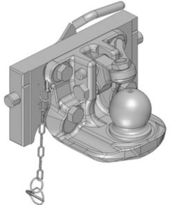 Enganche esférico 310 mm, K80