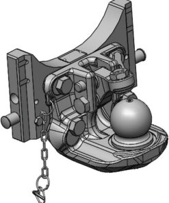 Enganche esférico 311 mm, 80 mm