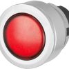Lente luces de señal roja