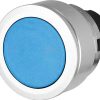 Pulsador azul, hundido