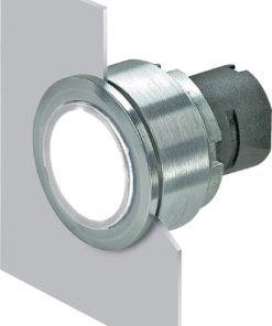 Pulsador iluminado blanco