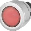 Pulsador iluminado rojo