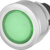 Pulsador iluminado verde bl.