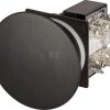 Pulsador tipo hongo negro 60mm