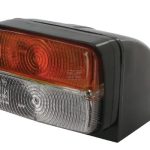 Luz de galibó e intermitencia halógena, frontal, rectangular, 12 V, ámbar / transparentee, atornillable, 120 x 154 mm, Cobo
