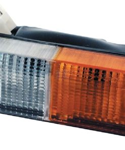 Luz de gálibo e intermitencia halógena, frontal, rectangular, 12 V, ámbar / transparente, 169x90x62 mm enchufe Deutsch, Cobo