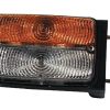 Luz de galibó e intermitencia halógena, frontal, rectangular, 12 V, ámbar / transparentee, atornillable, 128 x 57 x 80 mm, Cobo 2 Luz de galibó e intermitencia halógena, frontal, rectangular, 12 V, ámbar / transparentee, atornillable, 128 x 57 x 80 mm, Cobo