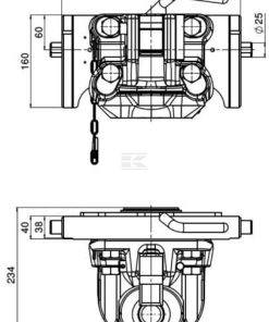 Enganche Piton 320 mm