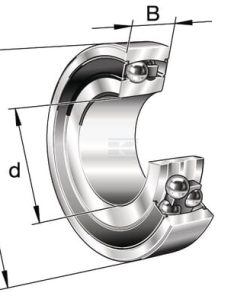 Self-aligning ball bearing