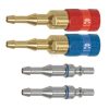 Juego de conector rápido oxígeno & acetileno