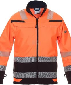 Chaqueta Softshell, naranja-negro, M, Hydrowear