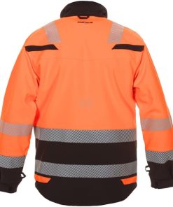 Chaqueta Softshell, naranja-negro, 2XL, de Hydrowear