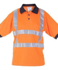 Polo Tilburg, naranja alta visibilidad RWS, S