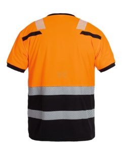 Camiseta alta visibilidad, talla 4XL naranja/negro, Tulsa