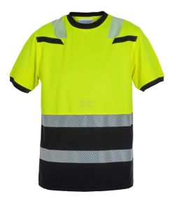 Camiseta alta visibilidad, talla 4XL amarillo/negro, Tulsa
