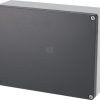Caja botonera aluminio M10 200x260x85, sin orificios, sin entrada cable