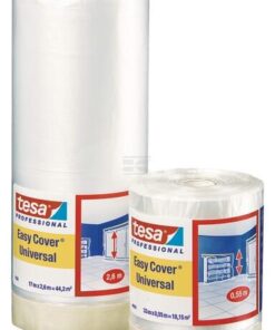 Easy Cover® Universal - Película HDPE + cinta de carrocero 33 m x 550 mm