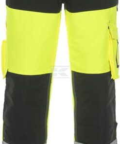 Pantalón, amarillo-negro alta visibilidad, talla L, Trendy High Visible Line, de Hydrowear