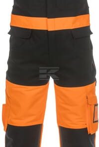 Peto, naranja-negro alta visibilidad, 2XL, Trendy High Visible Stretch-Line, de Hydrowear