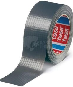 Cinta adhesiva básica, plata, 50 mm x 25 m