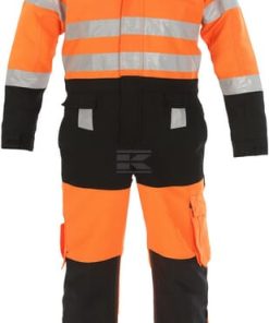 Mono, naranja-negro alta visibilidad, 3XL, Trendy High Visible Line, de Hydrowear