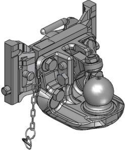 Enganche esférico 80 mm 311 mm