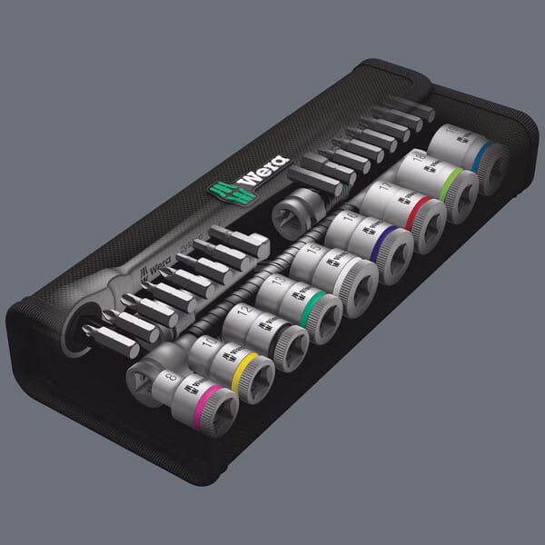 Juego llave vaso 3/8" 29 p. 9 Juego llave vaso 3/8" 29 p.