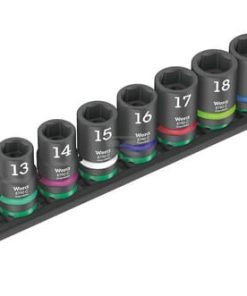 Juego de llaves de vaso de impacto 1/2