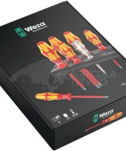 Rack Juego de destornilladores Kraftform Plus Serie 100 + Buscapolos + Bandeja